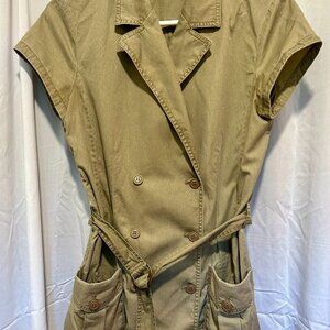 LL Bean Signature Trench-coat Mini-dress